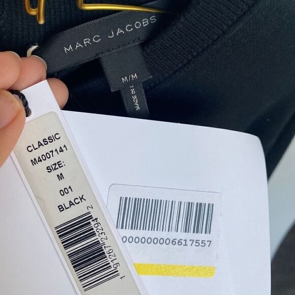 NWT Marc Jacobs Black Fringed Sweatshirt - Picture 7 of 10